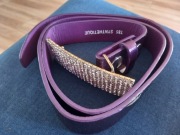 Damski pasek, fioletowy.