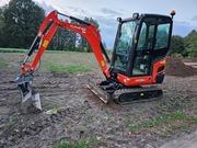 Wynajem/usługa wykopy roboty ziemne równanie terenu KUBOTA KX019-4