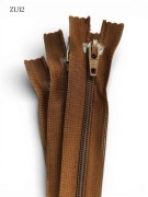 Zamek błyskawiczny kryty YKK 16cm #3, brązowy