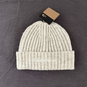 Czapka zimowa beanie the north face tnf haft logo nuptse zima wełna beige