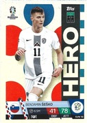 TOPPS MATCH ATTAX EURO 2024 HERO BENJAMIN SESKO SŁOWENIA SVN 18