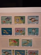 Wietnam 1980 Mi 1145-52  U  ryby   idealna CIĘTA seria