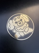 Fidough Coin Żeton Moneta Pokemon TCG Destined Rivals