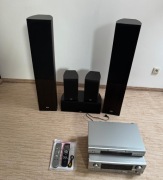 Zestaw kina domowego  Denon AVR-1507 + 5 głośników HECO