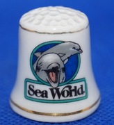 Naparstek Kolekcjonerski Porcelanowy See World