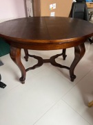 Stół z krzesłami międzywojnie