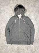 Levis Bluza Hoodie Zip Szara Logo Casual Streetwear S