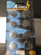  OGNIWA, BATERIE LITOWE ZEGARKOWE 8 SZT CR2032