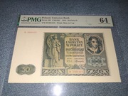 1941 50 złotych seria D PMG 64