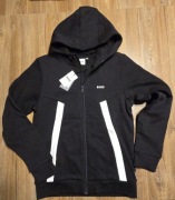 Czarna bluza z kapturem Hugo Boss roz XS 12y