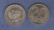 Moneta 20 zł PRL 1989-90