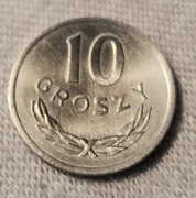 Moneta 10groszy z roku 1985 menniczym stanie 