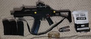 Karabin szturmowy ASG G36c używany jak nowy.
