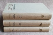 GOETHE DZIEŁA WYBRANE. Tomy 1,2,4