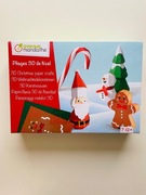 Zestaw Bożonarodzeniowe papierowe ozdoby