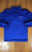 Bluza Craft r. M niebieska z golfem bez kaptura poliestrowa sportowa 