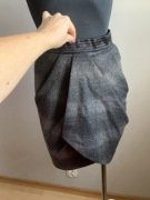 Emporio Armani spódnica ołówkowa wełniana piękna elegancka premium S/XS 36