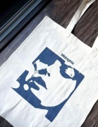 Torba bawełniana torebka tote bag cotton bawełna beżowa beige TAYLOR SWIFT 