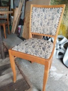 krzesła art deco PRL vintage 