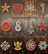 String Art DIY Świąteczny Zestaw Kreatywny Prezent Boże Narodzenie
