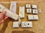 Zestaw Gniazdka Włączniki Simon Domofon MIWI Elegancki Dywan Chodnik