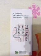 Przemęcki Park Krajobrazowy mapa Nowa 