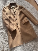 Płaszcz męski Jil Sander 48 97% camel, wełna z wielbłąda, made in Italy