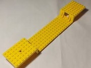 LEGO PODWOZIE DO POCIAGU ŻÓŁTE