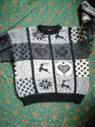 Sweter M 100 % wełna islandzka Icesheep 