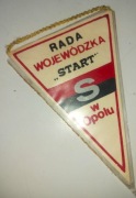 Proporczyk Start Rada Wojewódzka Opole Herb 1988