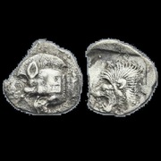 moneta Rzymska - Grecka - MYSIA. Kyzikos.  450-400r. p.n.e
