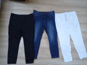 Zestaw spodni jeansy KappAhl plus size róż. 50