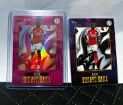 Topps UCC Gold Bukayo Saka Elite numerowana 40/75 +Basic Elite