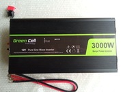 Przetwornica napięcia Green Cell INV15 12V 3000W Czysty sinus