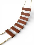 Drabinka do podwieszenia w terrarium - 7 szczebelków 