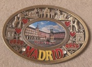 Magnes na lodówkę metalowy talerz taca patera Madryt MADRID Spain (36)