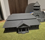 Dworek makieta fow oim flames of war ogniem i mieczem 15mm wargaming 