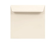 Koperta ozdobna kwadratowa K4 ecru 5 SZTUK