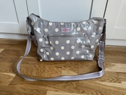 Torba listonoszka Cath Kidston szara w kropki