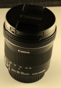 CANON EF-S 10-18 mm f/4.5-5.6 IS STM - jak nowy + gratis futerał JJC.