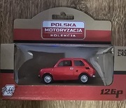 Model fiat 126p skala 1:43 polska motoryzacja kolekcja