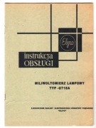 Instrukcja U 718 A- ELPO MILIWOLTOMIERZ