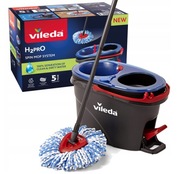 Mop obrotowy Vileda H2pro microfibre komplet zestaw systemem czystej wody