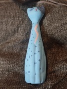 Figurka ceramiczna kot 