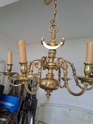 Żyrandol brąz antyk 