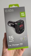 Ładowarka samochodowa/transmiter SBS FM 15W TECARFM2USB