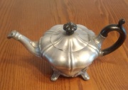Stary czajniki Tepot Sheffield Pewter Shaw Fisher 120 lat