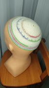 L.KS-273 Nowa jarmułka kipa Izrael żyd handmade