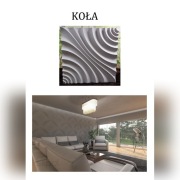 PROMOCJA !!! Panel gipsowy ścienny,, Koła,,