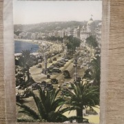 Pocztówka Nicea promenada 